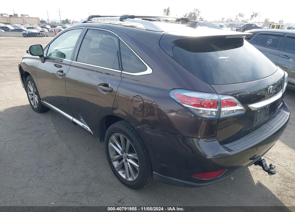 2013 LEXUS RX 450H VIN: JTJBC1BA1D2061893