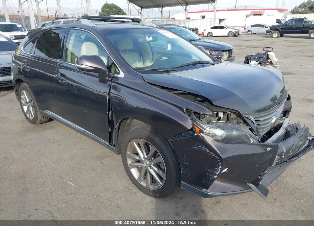 2013 LEXUS RX 450H VIN: JTJBC1BA1D2061893