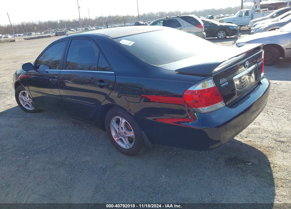 2005 TOYOTA CAMRY LE VIN: 4T1BE32K75U014404