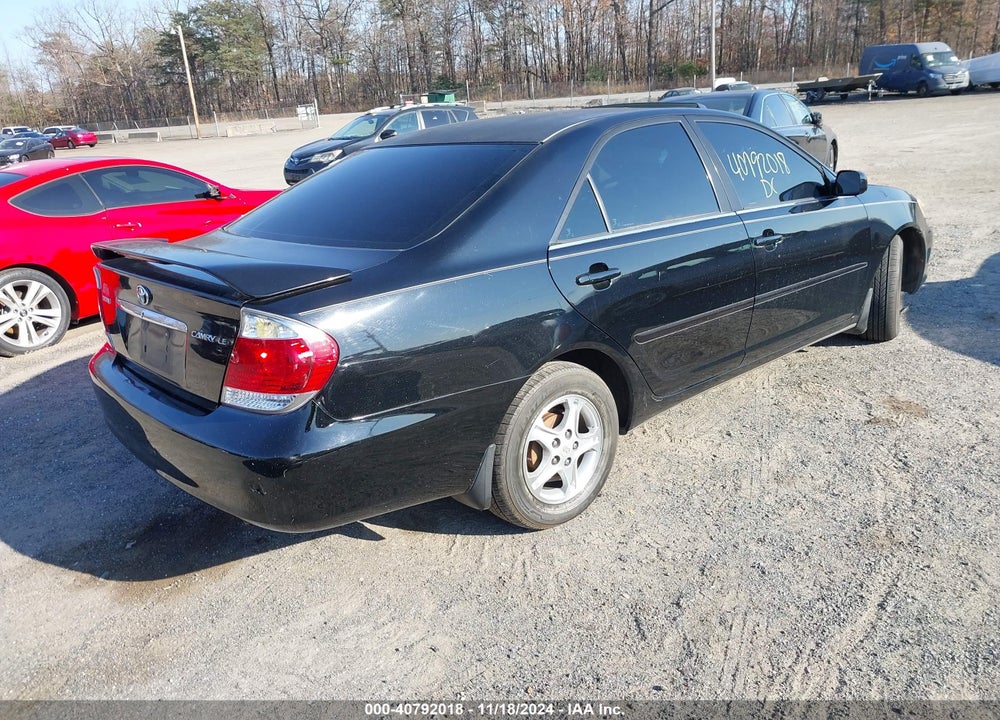 2005 TOYOTA CAMRY LE VIN: 4T1BE32K75U014404