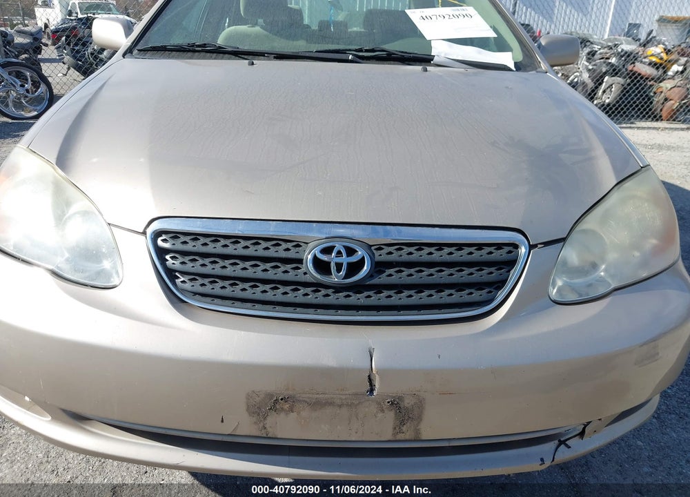 2007 TOYOTA COROLLA LE VIN: 2T1BR32E37C733734