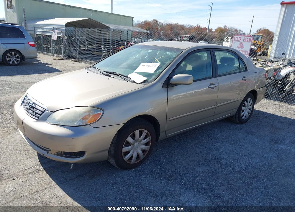 2007 TOYOTA COROLLA LE VIN: 2T1BR32E37C733734
