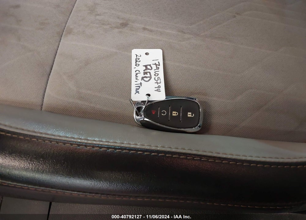 2020 CHEVROLET TRAX VIN: 3GNCJPSB3LL186553