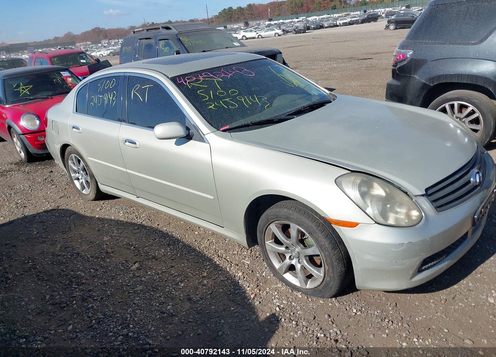 2005 INFINITI G35X VIN: JNKCV51F85M305095