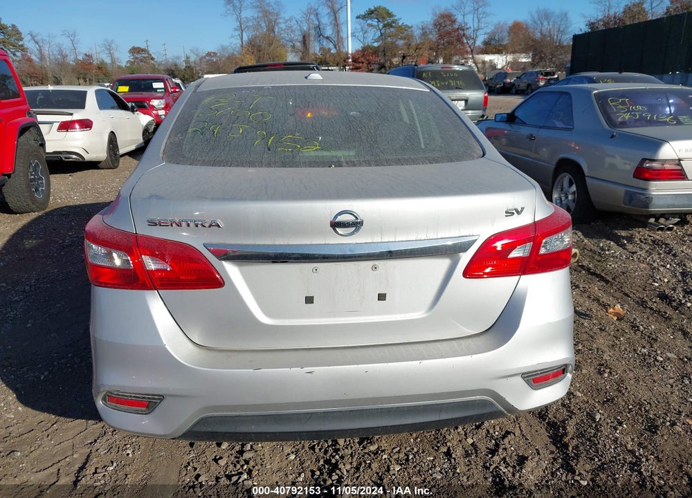 2017 NISSAN SENTRA SV VIN: 3N1AB7AP8HY362892