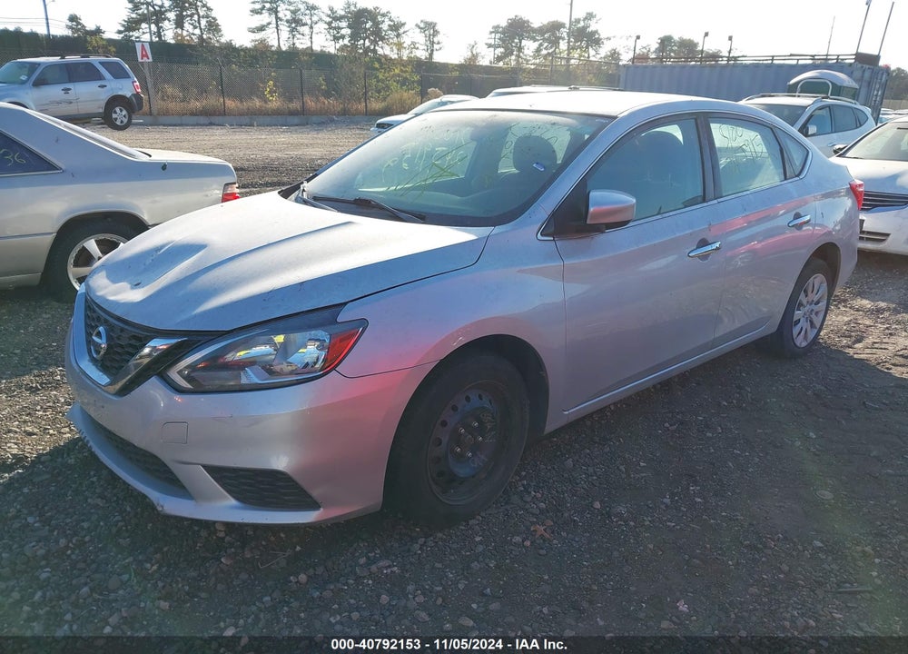 2017 NISSAN SENTRA SV VIN: 3N1AB7AP8HY362892