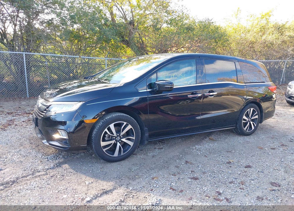 2018 HONDA ODYSSEY ELITE VIN: 5FNRL6H92JB023710