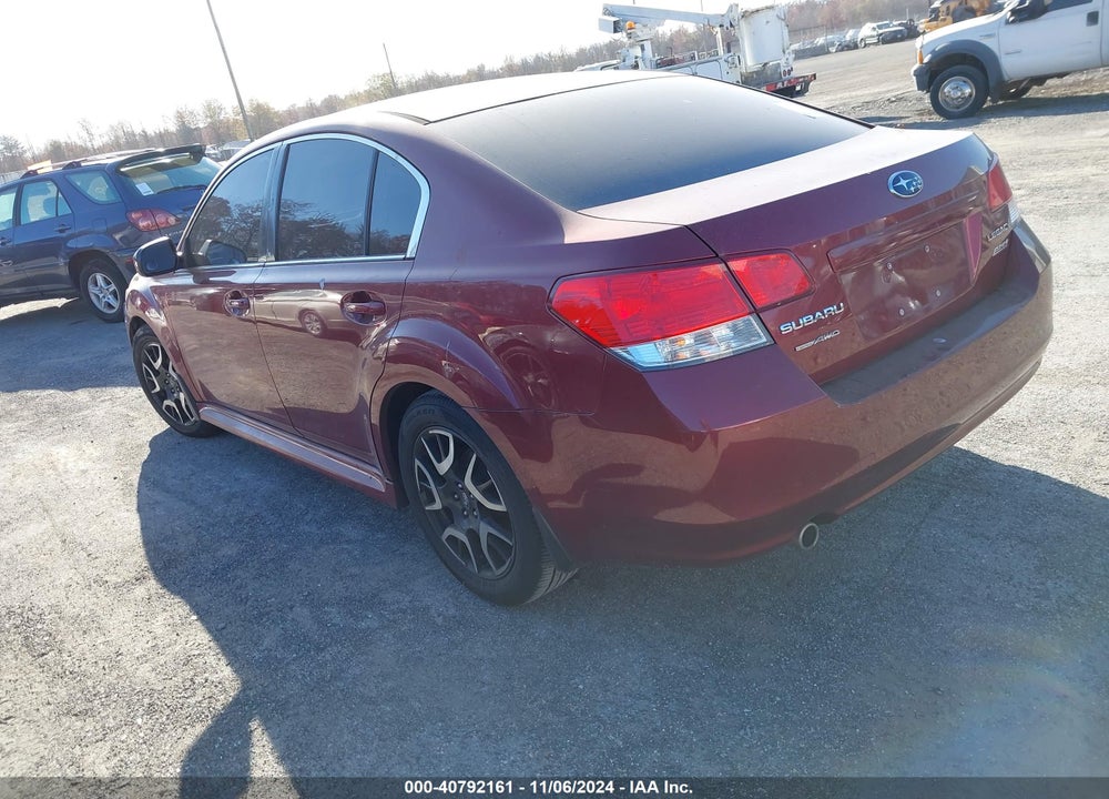 2011 SUBARU LEGACY 2.5I PREMIUM VIN: 4S3BMBC61B3251586