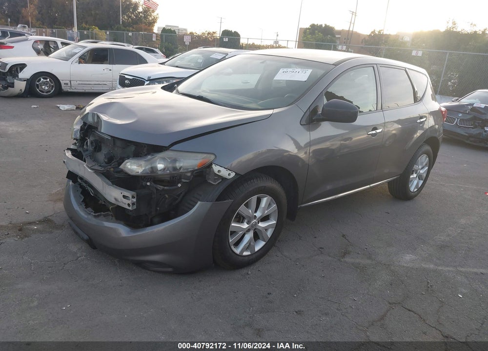 2014 NISSAN MURANO S VIN: JN8AZ1MU2EW402219