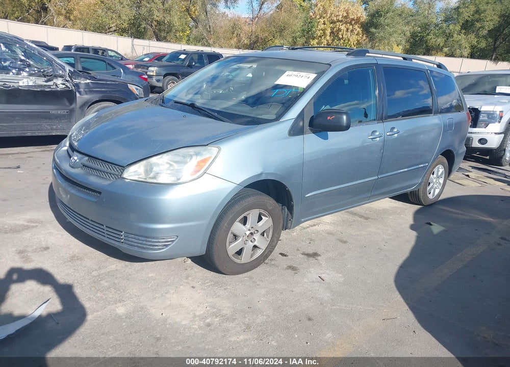 2004 TOYOTA SIENNA LE VIN: 5TDZA23C84S187805