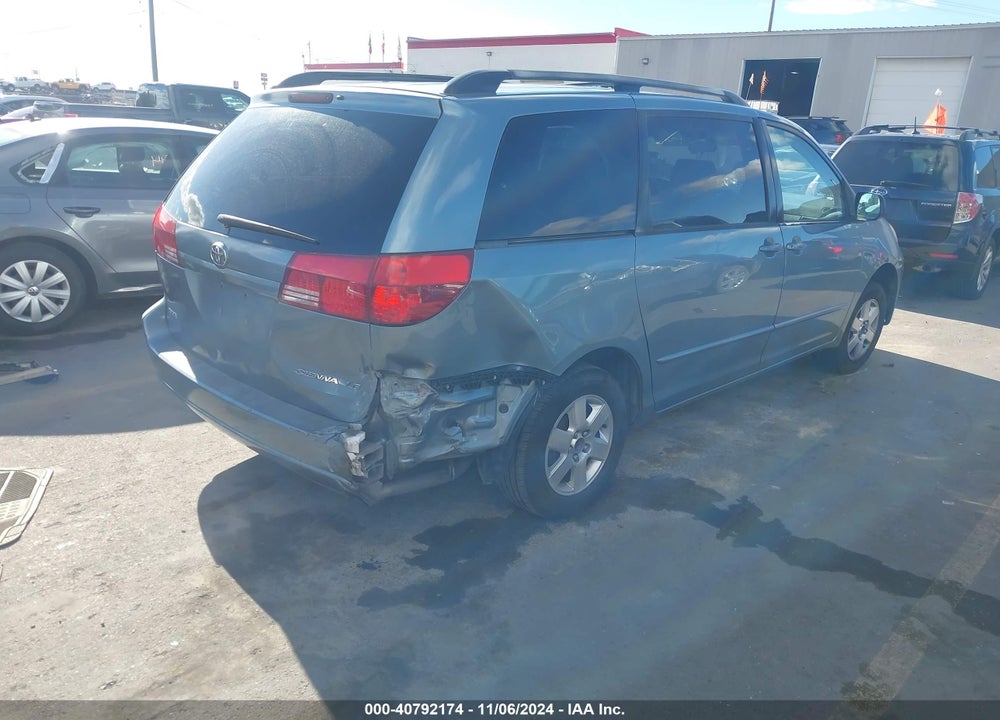 2004 TOYOTA SIENNA LE VIN: 5TDZA23C84S187805