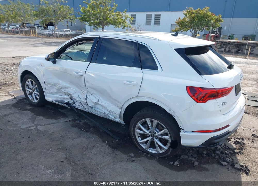 2022 AUDI Q3 PREMIUM PLUS 45 TFSI S LINE QUATTRO TIPTRONIC VIN: WA1EECF38N1102619