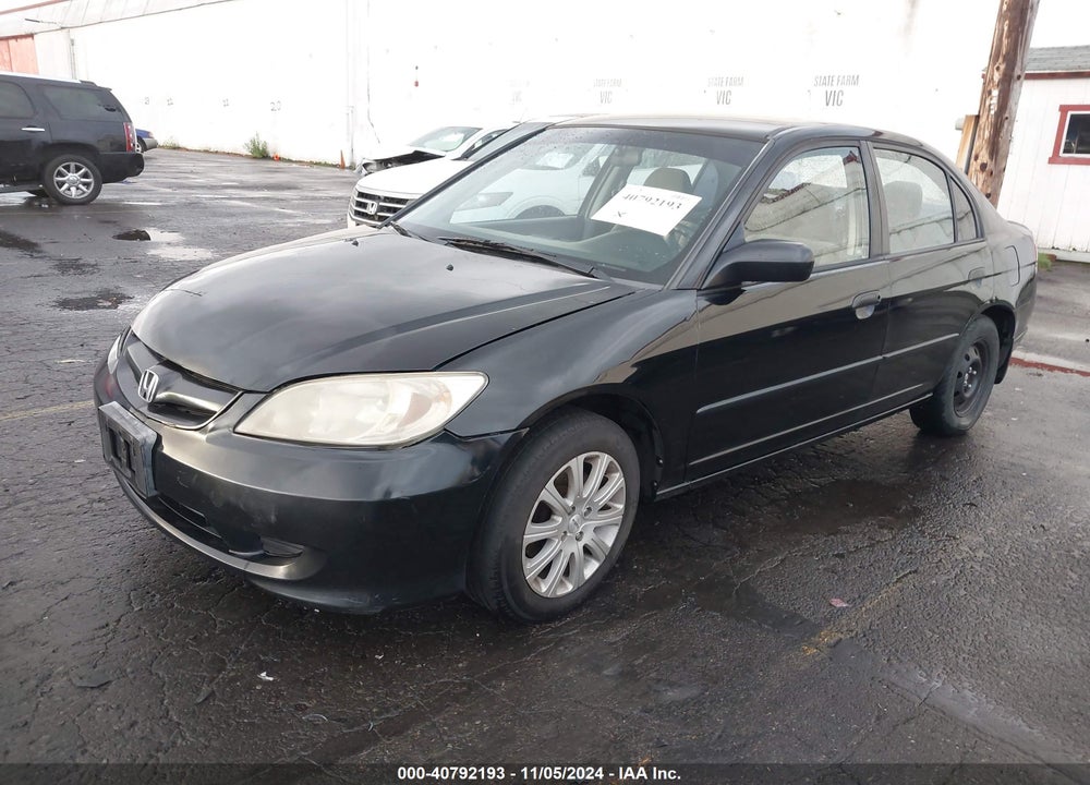 2005 HONDA CIVIC VP VIN: 2HGES163X5H622052