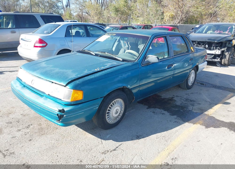 1993 MERCURY TOPAZ GS VIN: 1MEPM36X4PK626723