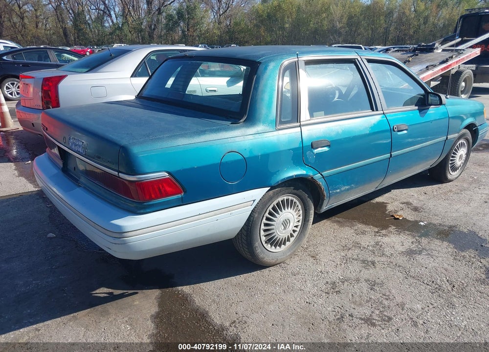 1993 MERCURY TOPAZ GS VIN: 1MEPM36X4PK626723