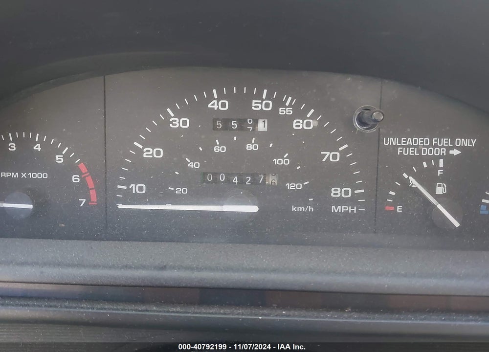 1993 MERCURY TOPAZ GS VIN: 1MEPM36X4PK626723