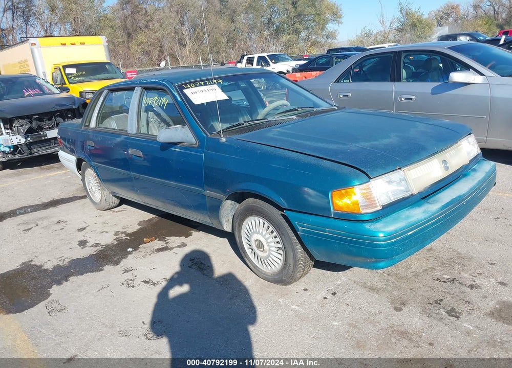 1993 MERCURY TOPAZ GS VIN: 1MEPM36X4PK626723