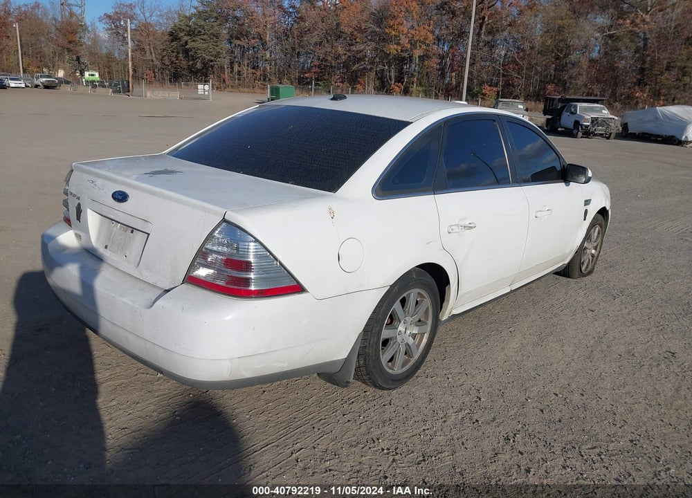 2008 FORD TAURUS SEL VIN: 1FAHP24W18G154623