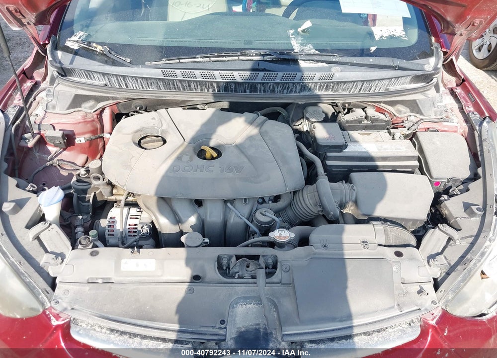 2014 HYUNDAI ELANTRA LIMITED VIN: 5NPDH4AE0EH486265