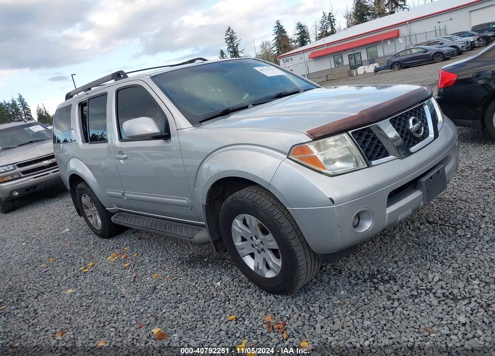2007 NISSAN PATHFINDER LE VIN: 5N1AR18W47C634800