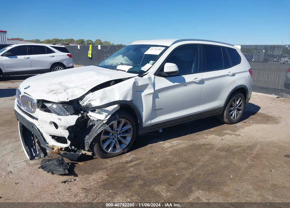 2015 BMW X3 SDRIVE28I VIN: 5UXWZ7C54F0M82933