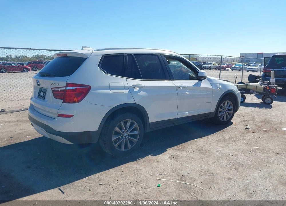 2015 BMW X3 SDRIVE28I VIN: 5UXWZ7C54F0M82933