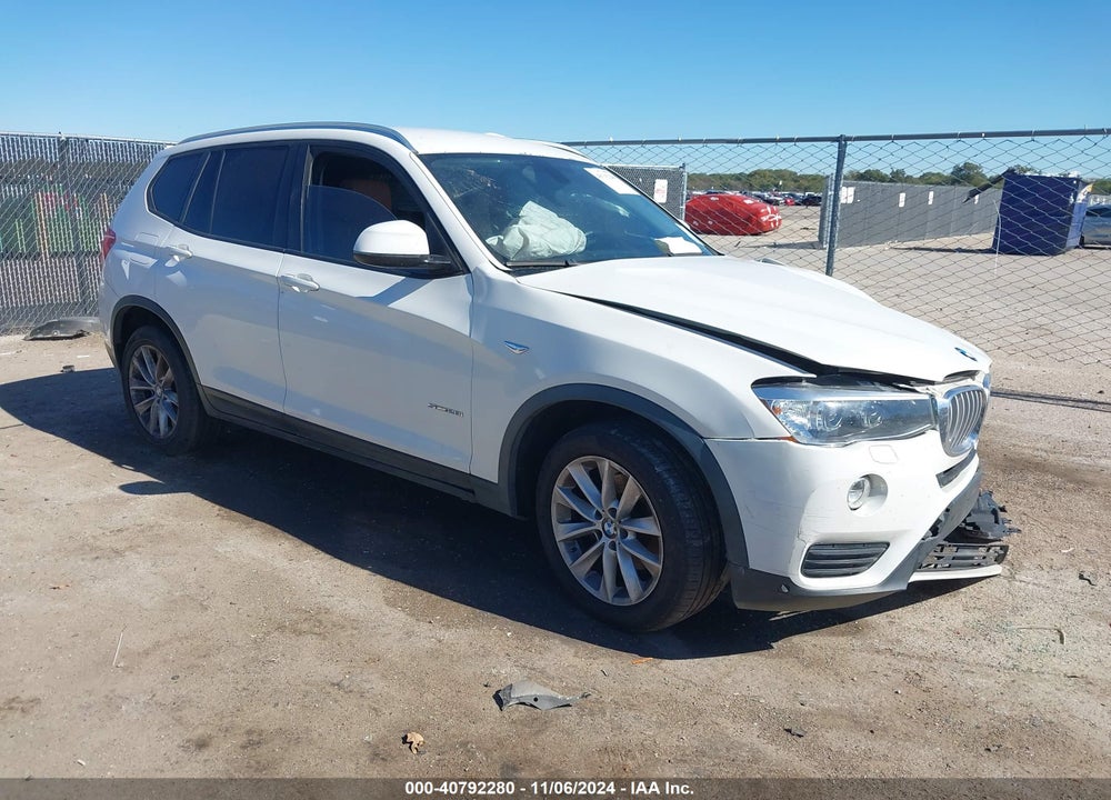 2015 BMW X3 SDRIVE28I VIN: 5UXWZ7C54F0M82933