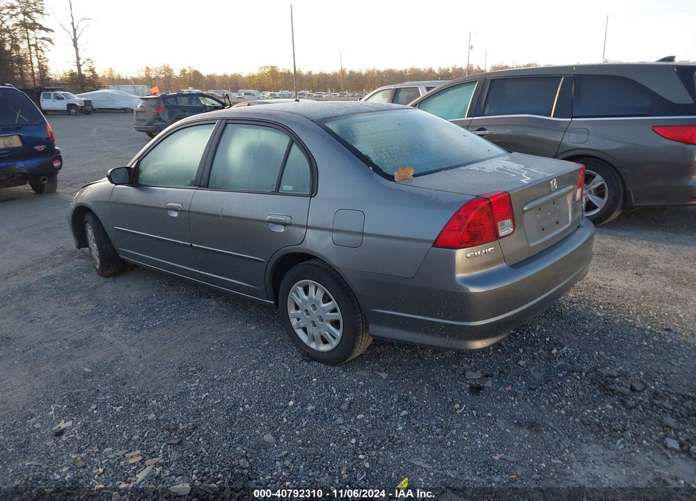 2004 HONDA CIVIC LX VIN: 2HGES165X4H509038