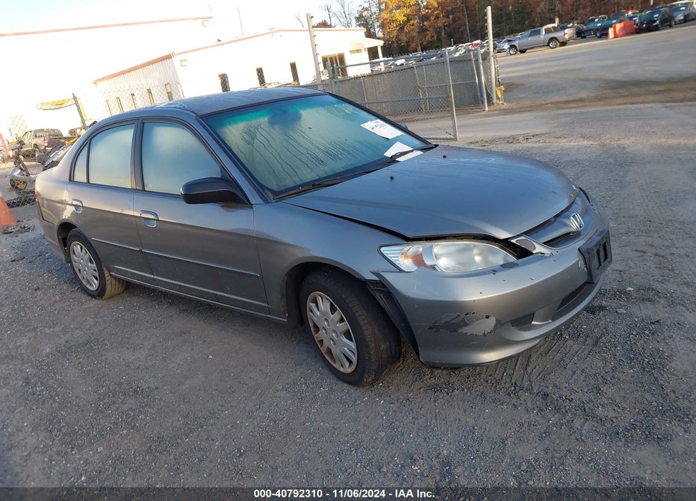 2004 HONDA CIVIC LX VIN: 2HGES165X4H509038