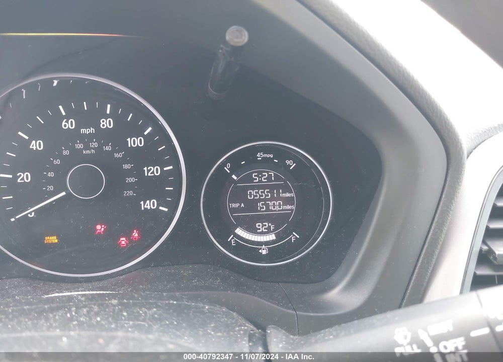 2019 HONDA HR-V LX VIN: 3CZRU5H36KM730285