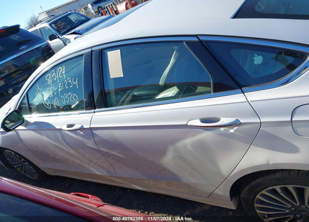 2017 FORD FUSION SE VIN: 3FA6P0H96HR220320
