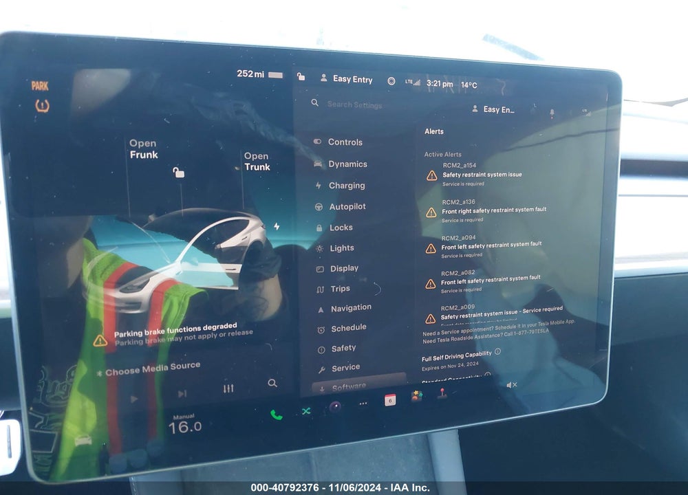 2023 TESLA MODEL 3 PERFORMANCE DUAL MOTOR ALL-WHEEL DRIVE VIN: 5YJ3E1EC6PF553660