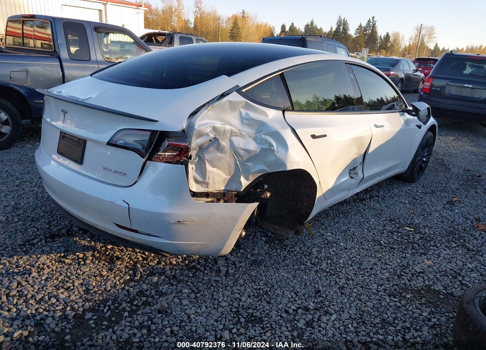2023 TESLA MODEL 3 PERFORMANCE DUAL MOTOR ALL-WHEEL DRIVE VIN: 5YJ3E1EC6PF553660