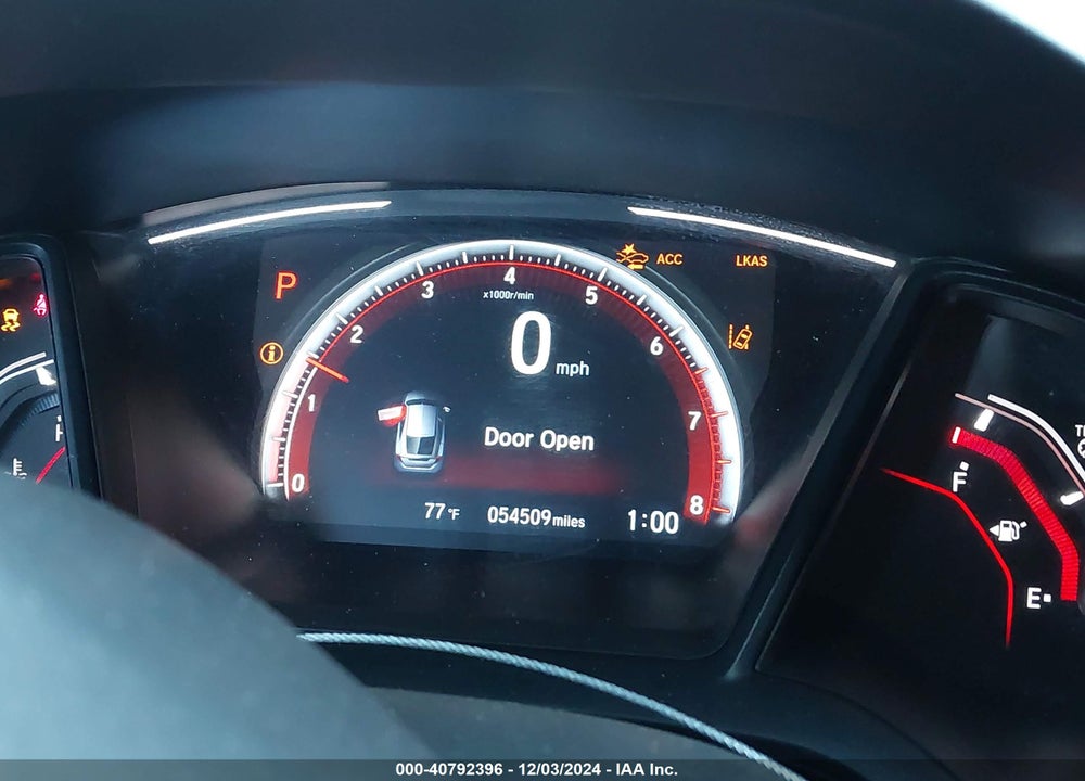2019 HONDA CIVIC SPORT VIN: SHHFK7H43KU221308