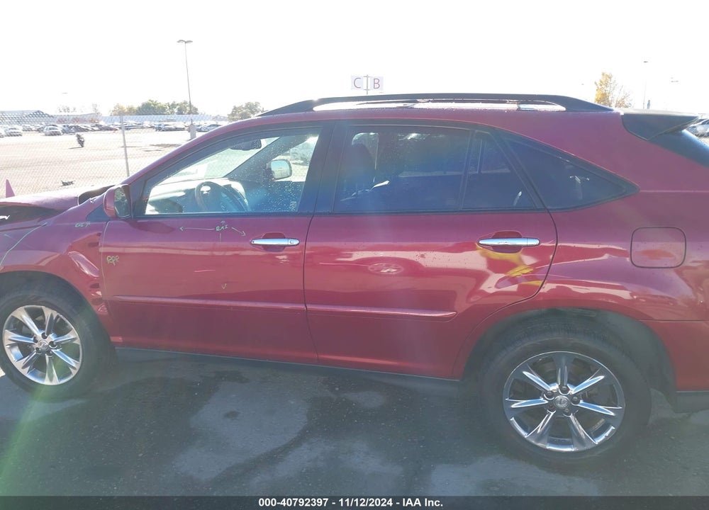 2009 LEXUS RX 350 VIN: JTJHK31U892051535
