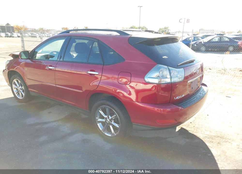2009 LEXUS RX 350 VIN: JTJHK31U892051535