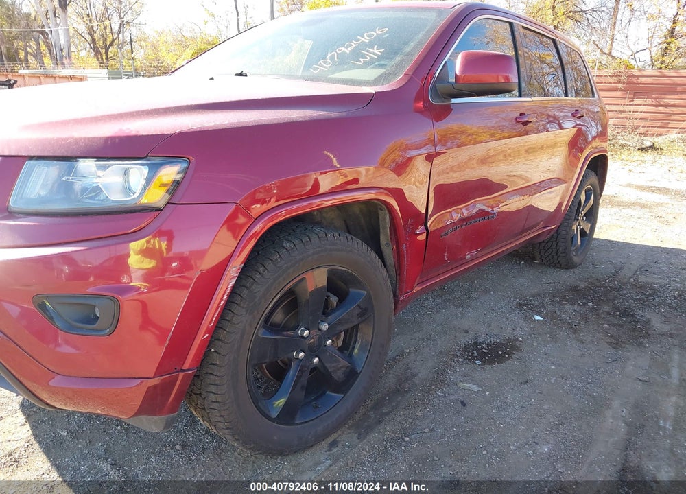 2014 JEEP GRAND CHEROKEE ALTITUDE VIN: 1C4RJFAG2EC568632