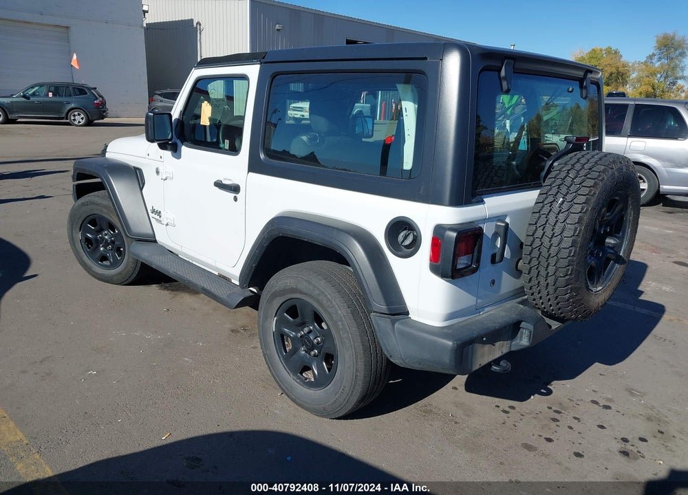 2021 JEEP WRANGLER SPORT 4X4 VIN: 1C4GJXAN9MW522823