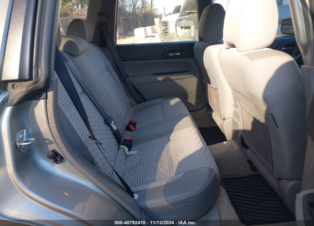 2005 SUBARU FORESTER 2.5XS VIN: JF1SG65695H750757