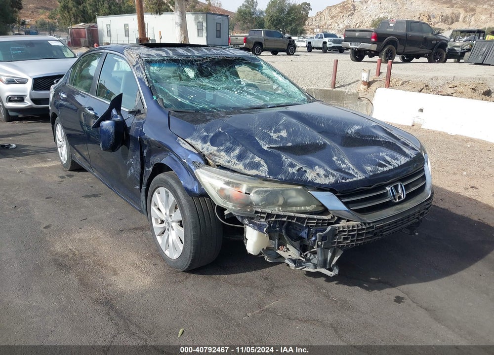 2013 HONDA ACCORD EX-L VIN: 1HGCR2F8XDA056945
