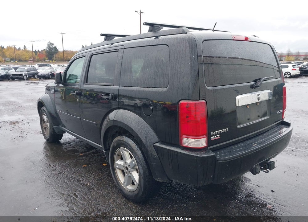 2007 DODGE NITRO SLT/RT VIN: 1D8GU58K17W619835
