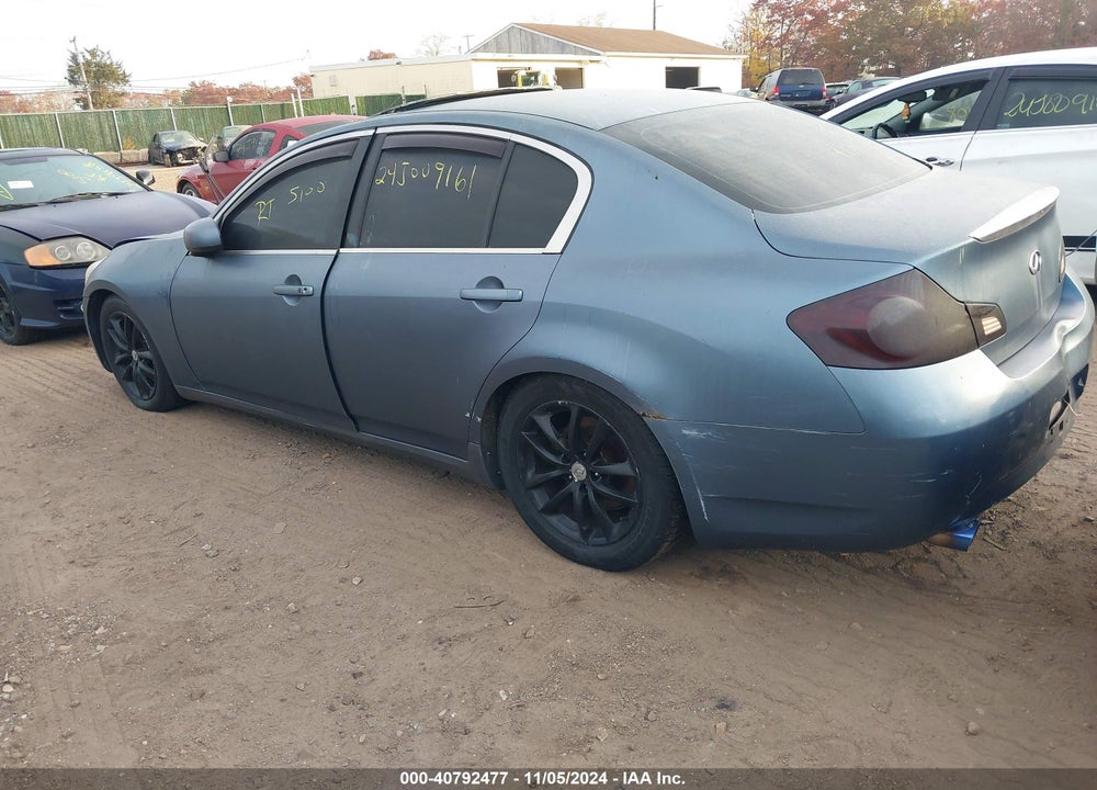 2007 INFINITI G35X VIN: JNKBV61F17M804454