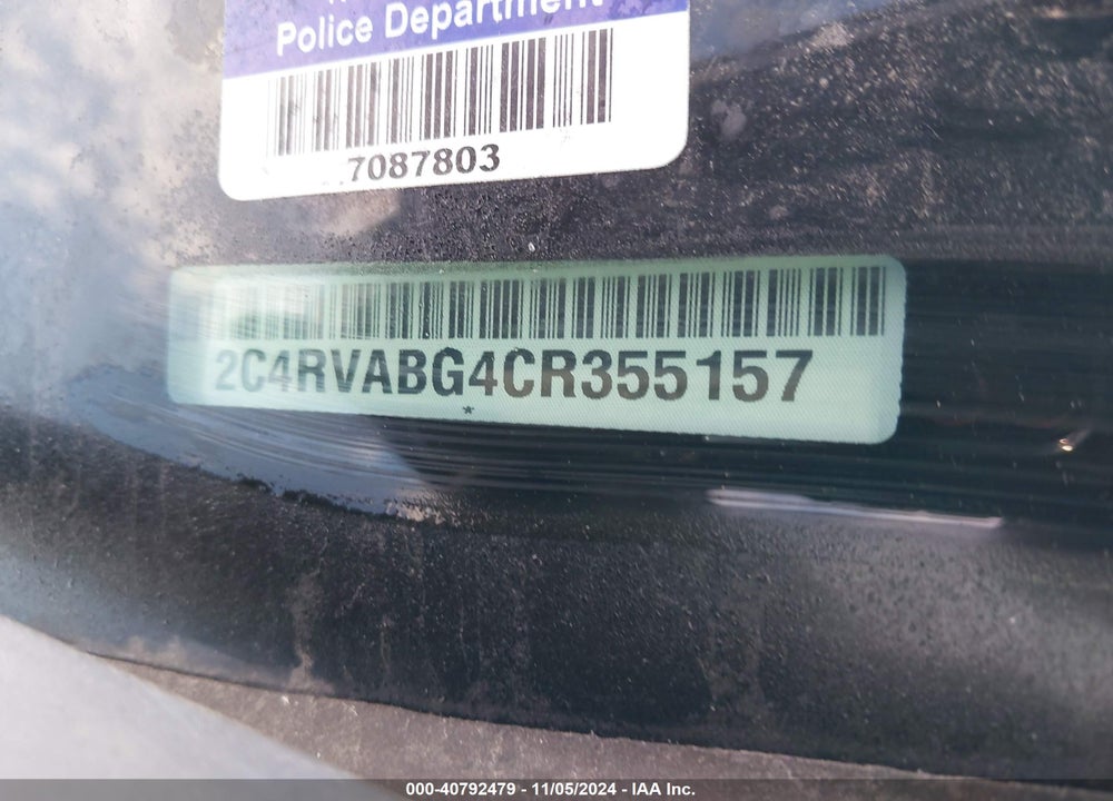 2012 VOLKSWAGEN ROUTAN SE VIN: 2C4RVABG4CR355157