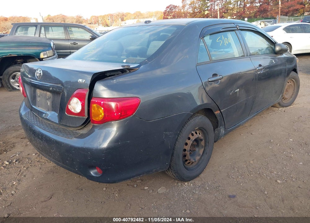 2009 TOYOTA COROLLA LE VIN: 2T1BU40E49C086691