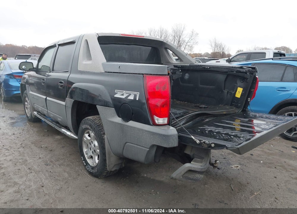 2003 CHEVROLET AVALANCHE 1500 VIN: 3GNEK13T33G134763
