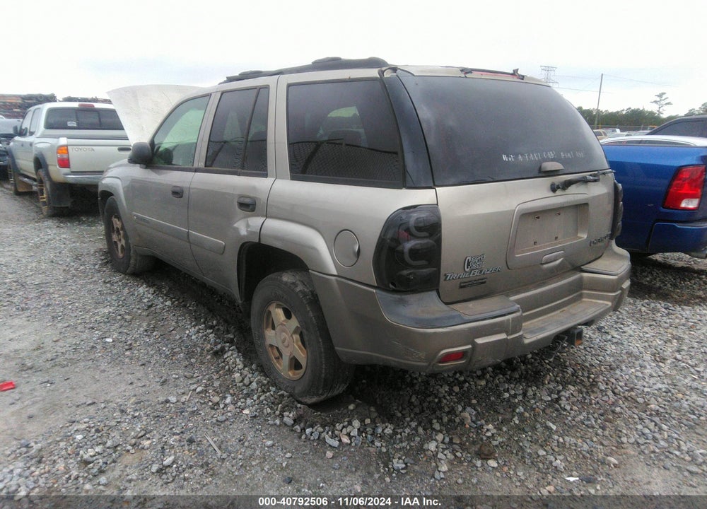 2002 CHEVROLET TRAILBLAZER LS VIN: 1GNDS13S022187835