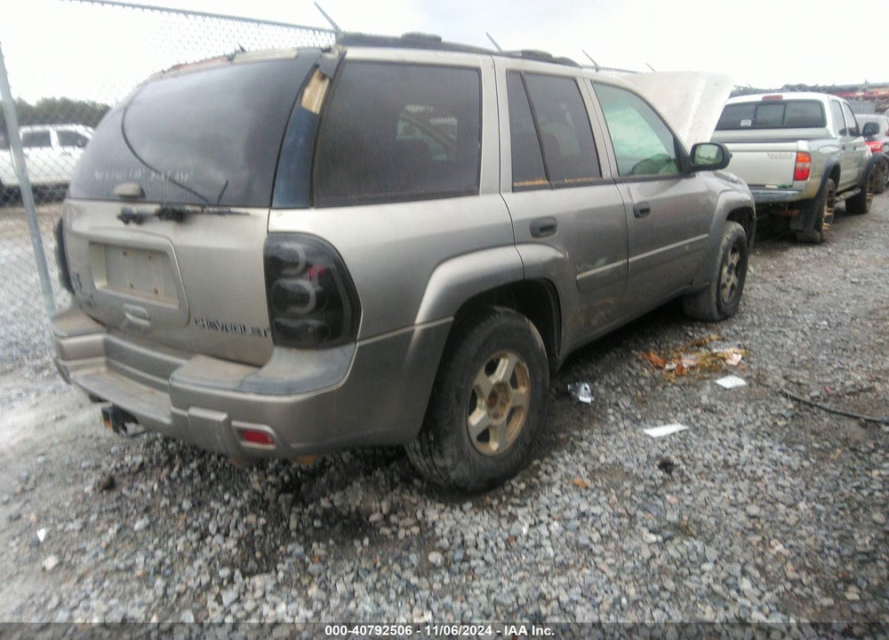 2002 CHEVROLET TRAILBLAZER LS VIN: 1GNDS13S022187835