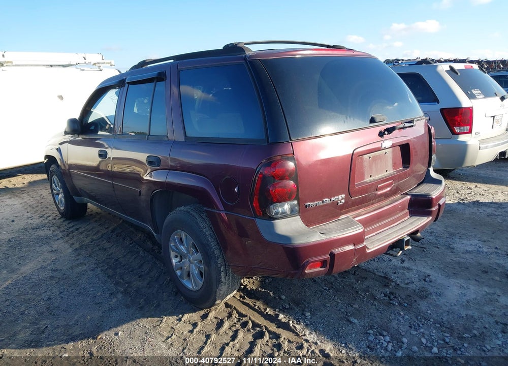 2006 CHEVROLET TRAILBLAZER LS VIN: 1GNDS13S162258143