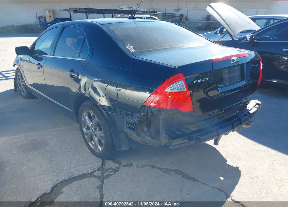 2012 FORD FUSION SE VIN: 3FAHP0HA7CR303962