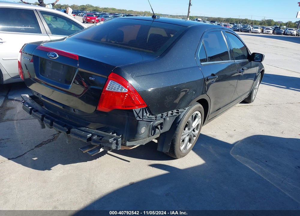 2012 FORD FUSION SE VIN: 3FAHP0HA7CR303962